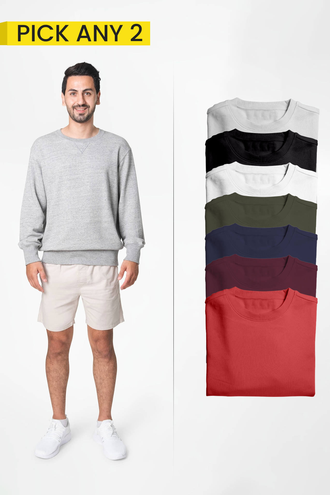 Pack of 2 Men Sweatshirts 004