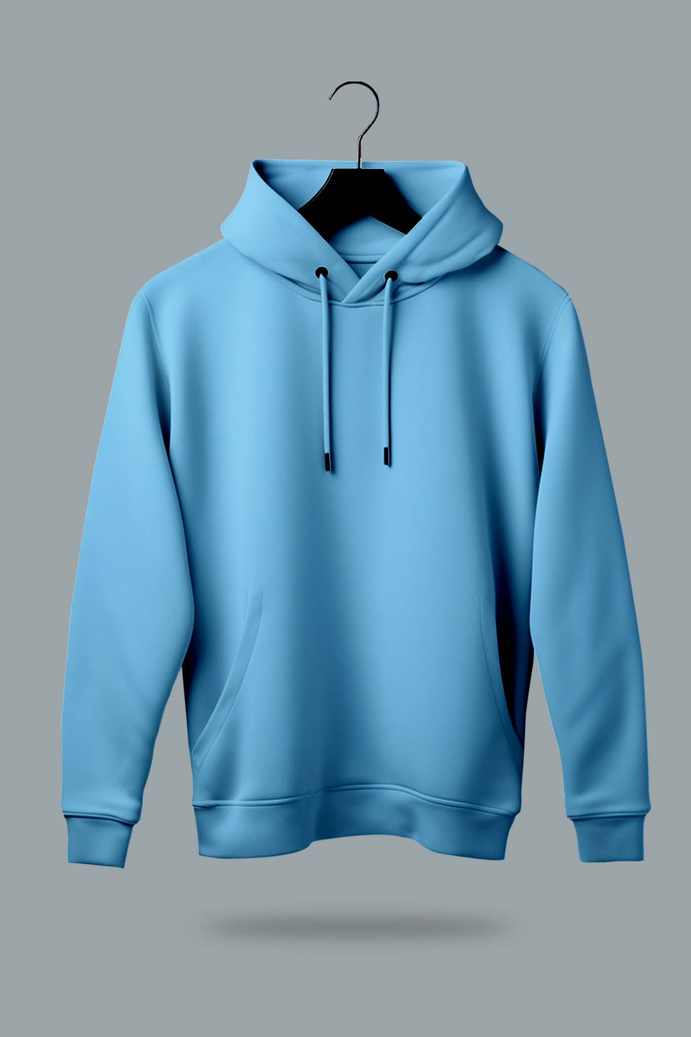 Men's Baby Blue Hoodie 006