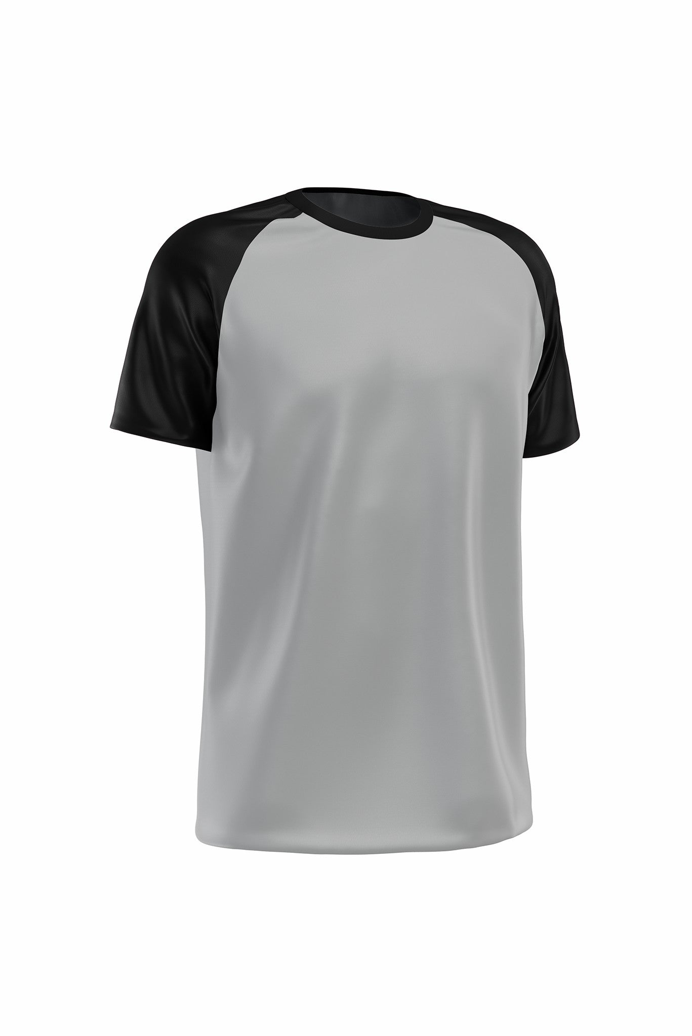 Men's Grey - Black Raglan T-shirt 002