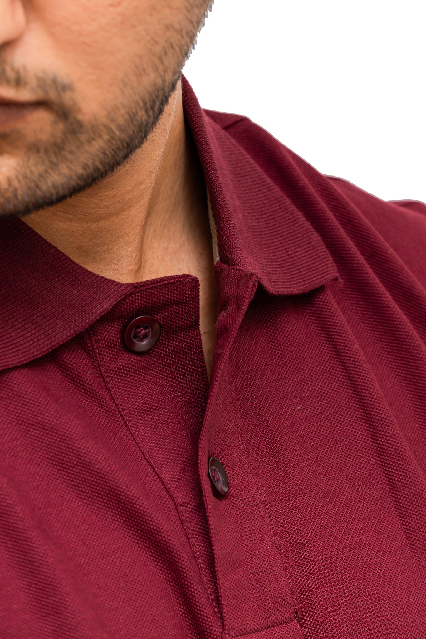 Men's Maroon Wine Polo T-shirt 007