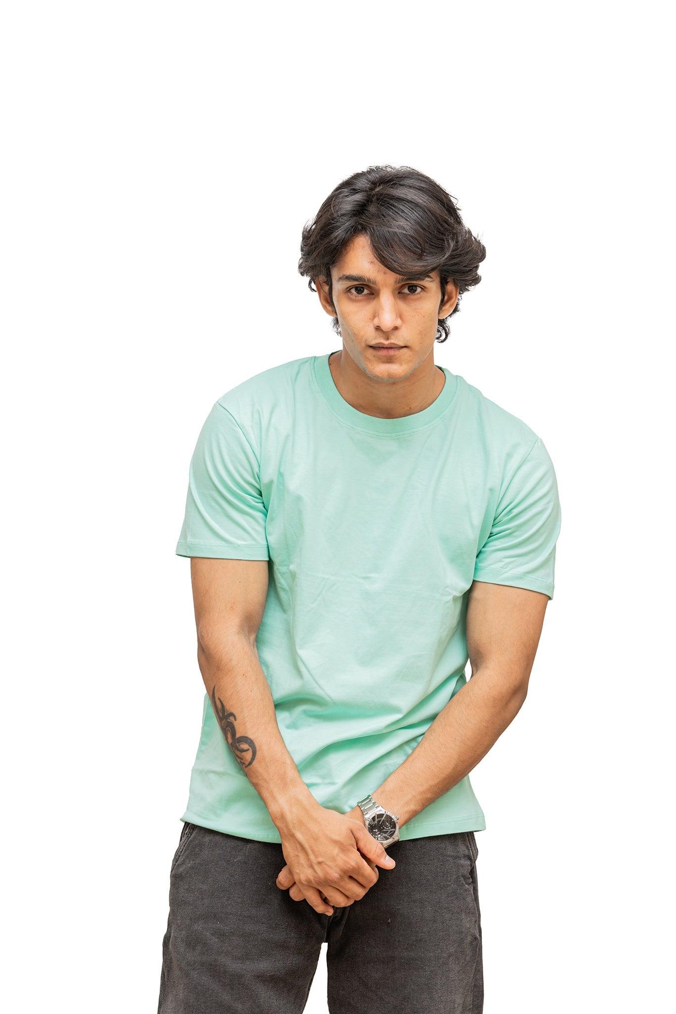 Men's Mint Mojito Plain T-shirt 002