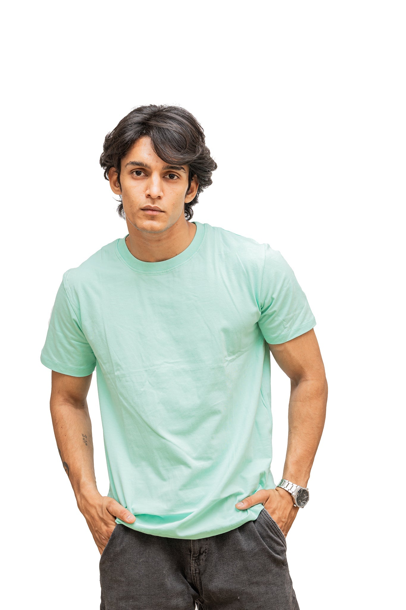 Men's Mint Mojito Plain T-shirt 003