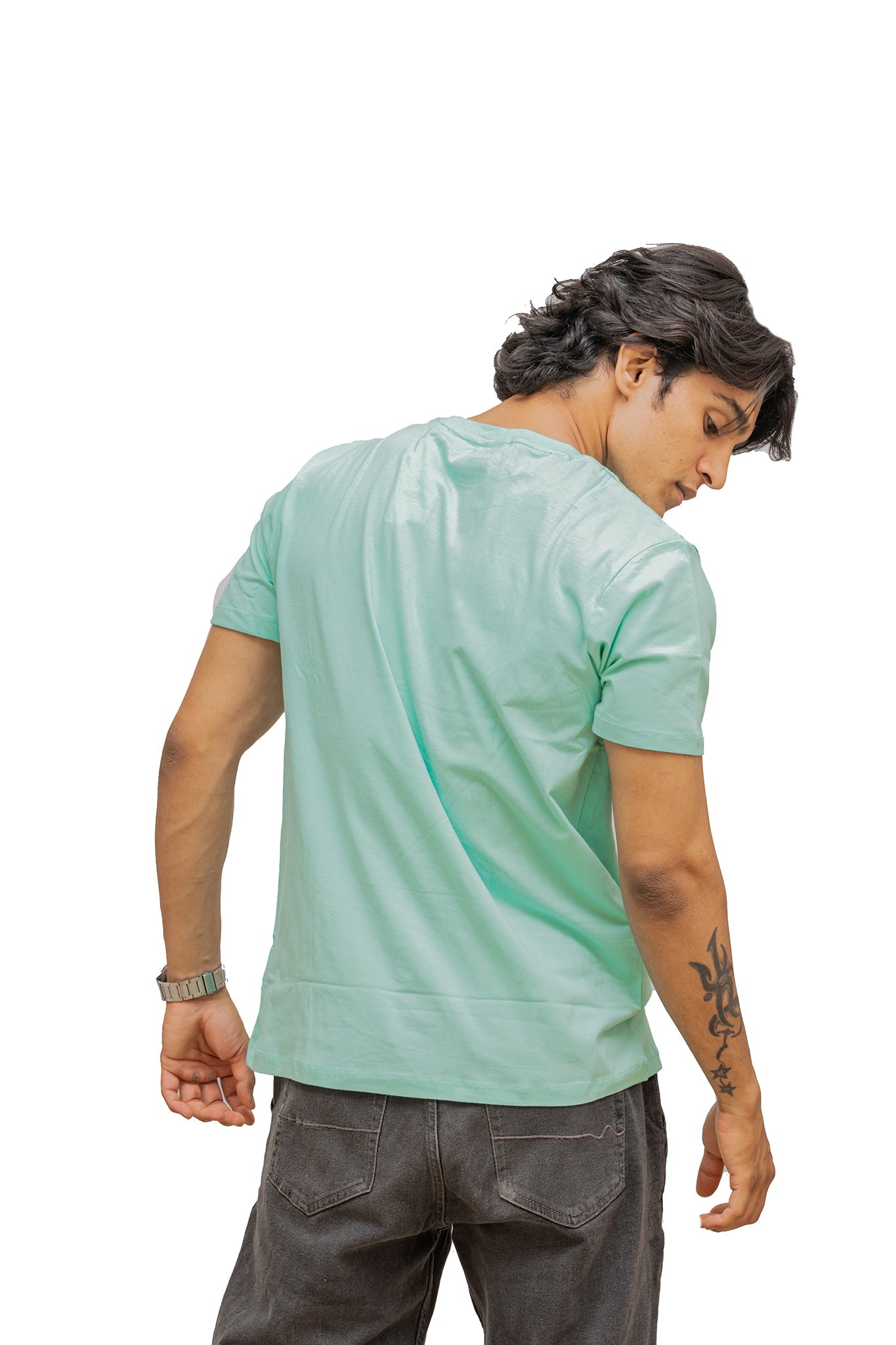 Men's Mint Mojito Plain T-shirt 005