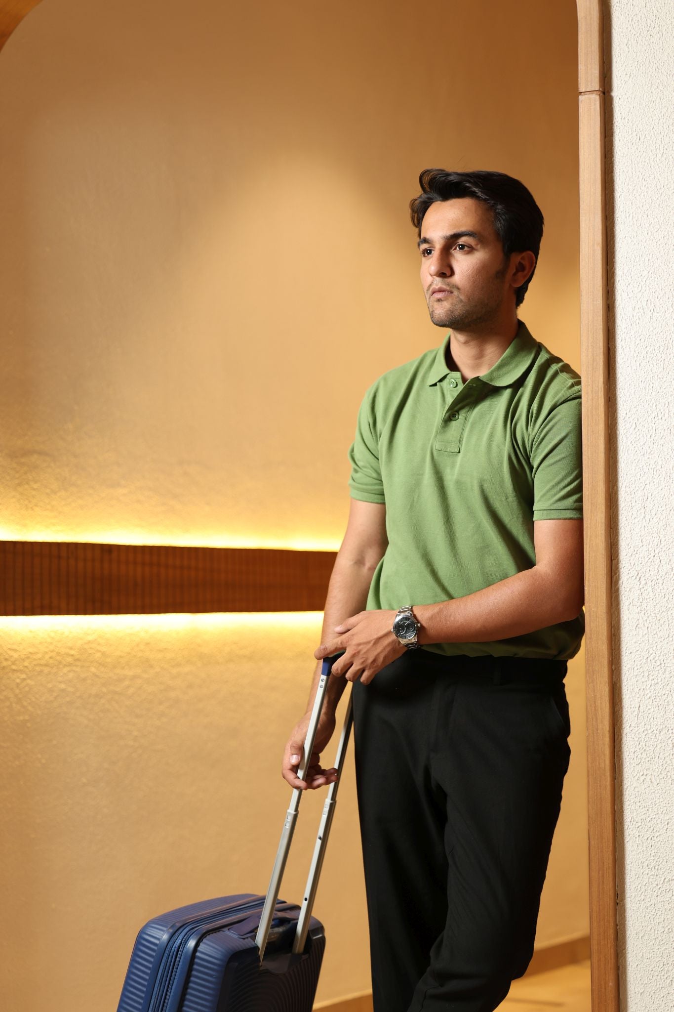 Men's Moss Green Polo T-shirt 003