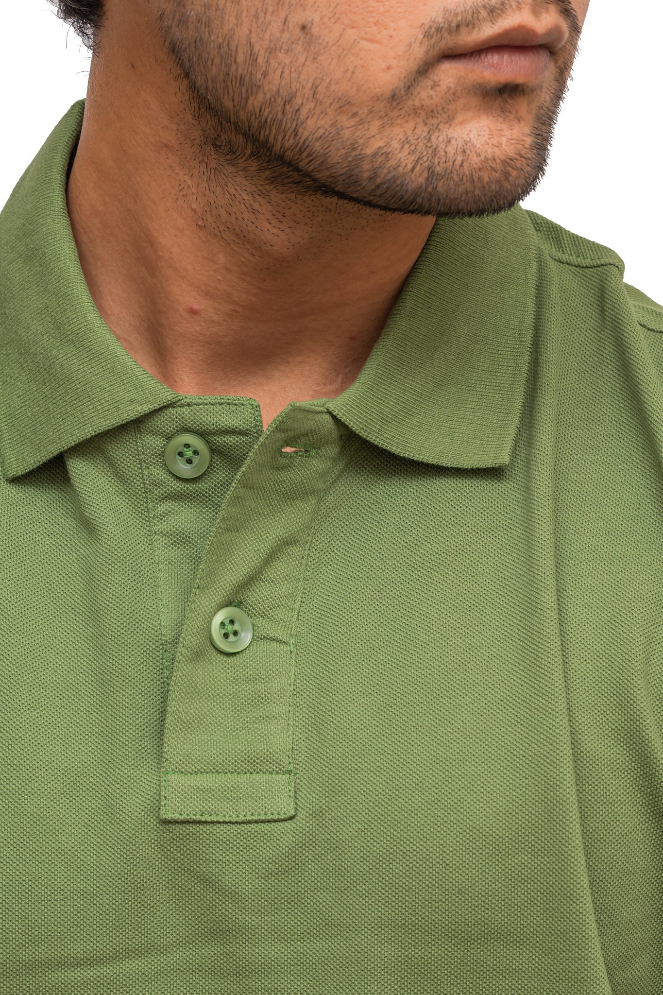 Men's Moss Green Polo T-shirt 006
