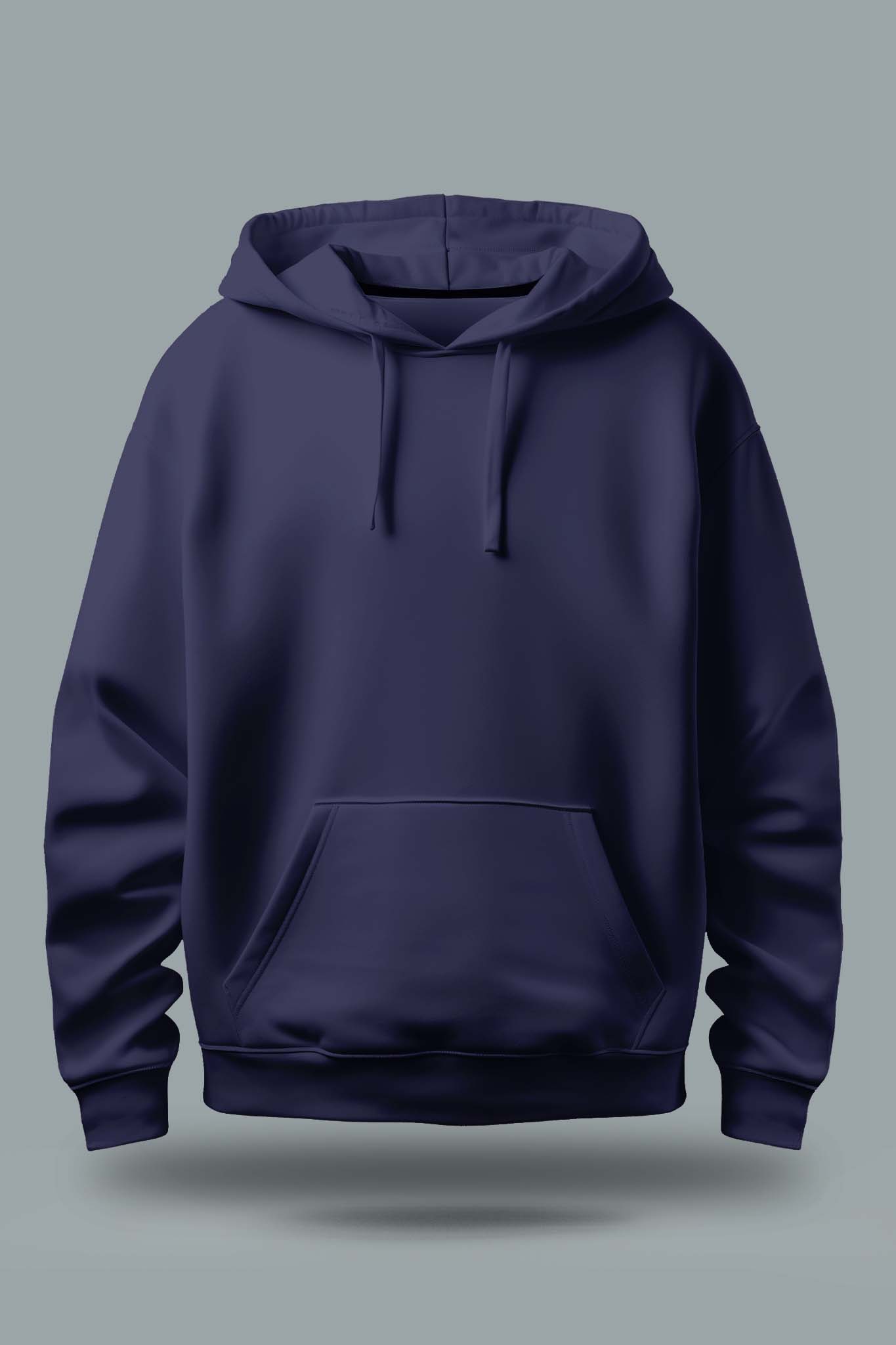 Men's Navy Blue Regal Hoodie hanged