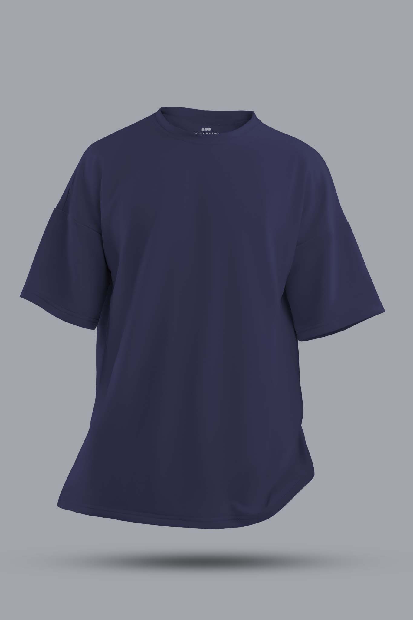 Men's Navy Blue Regal Oversized T-shirt 004