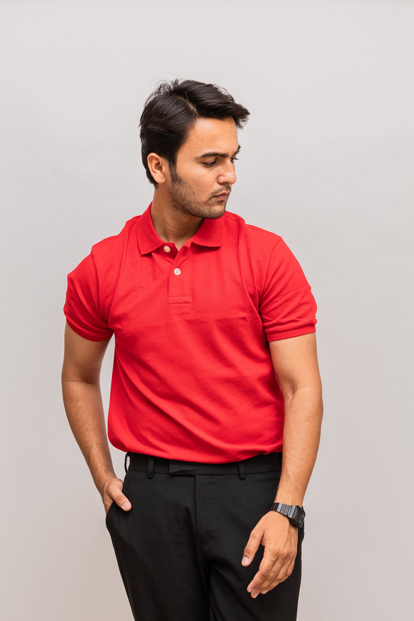 Men's Red Passion Polo T-shirt 002