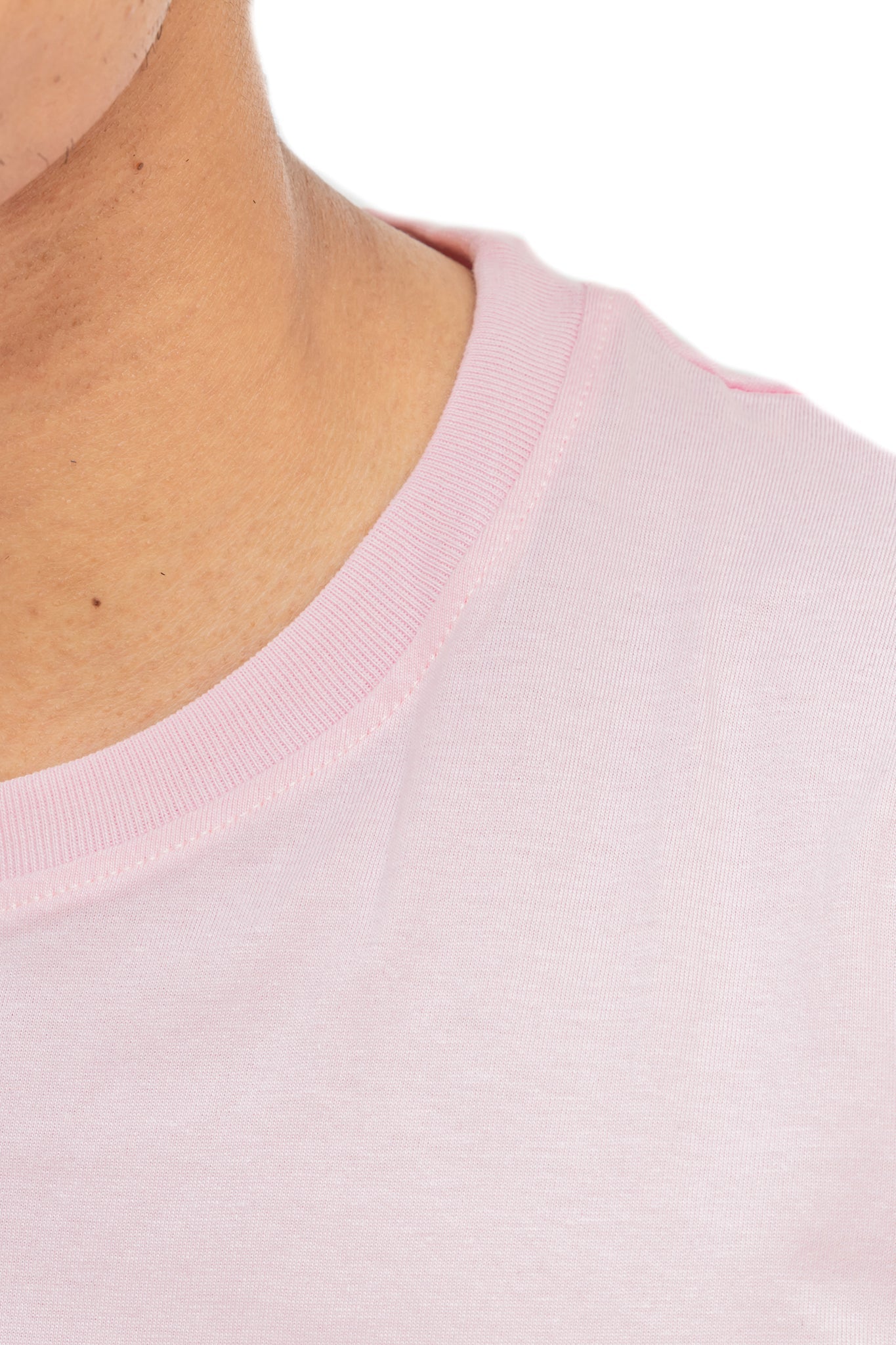 Men's Soft Pink Bliss Plain T-shirt 007