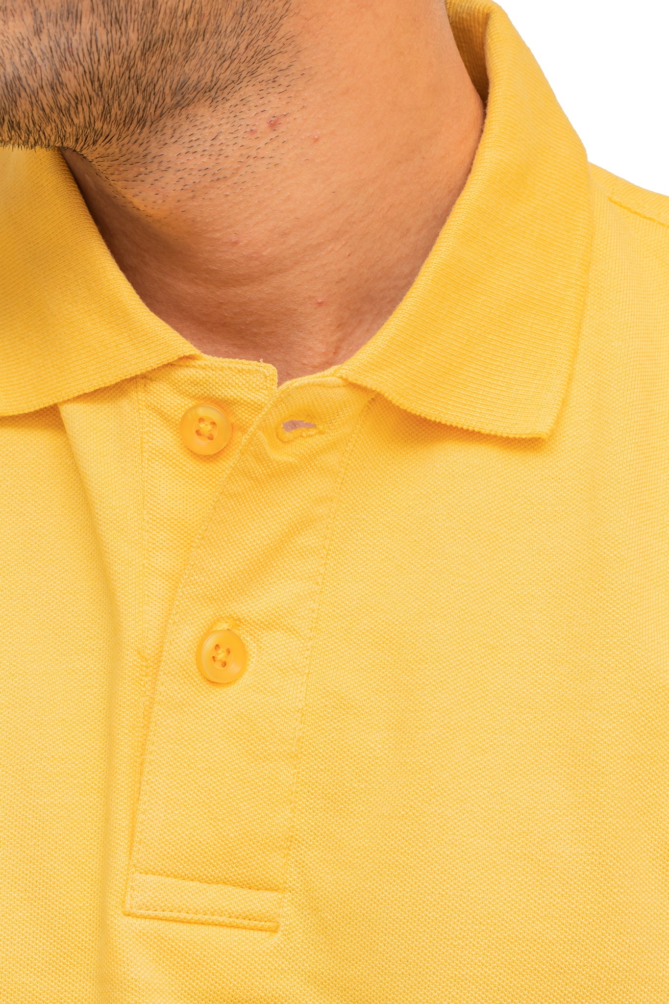 Men's Golden Yellow Polo T-shirt 006