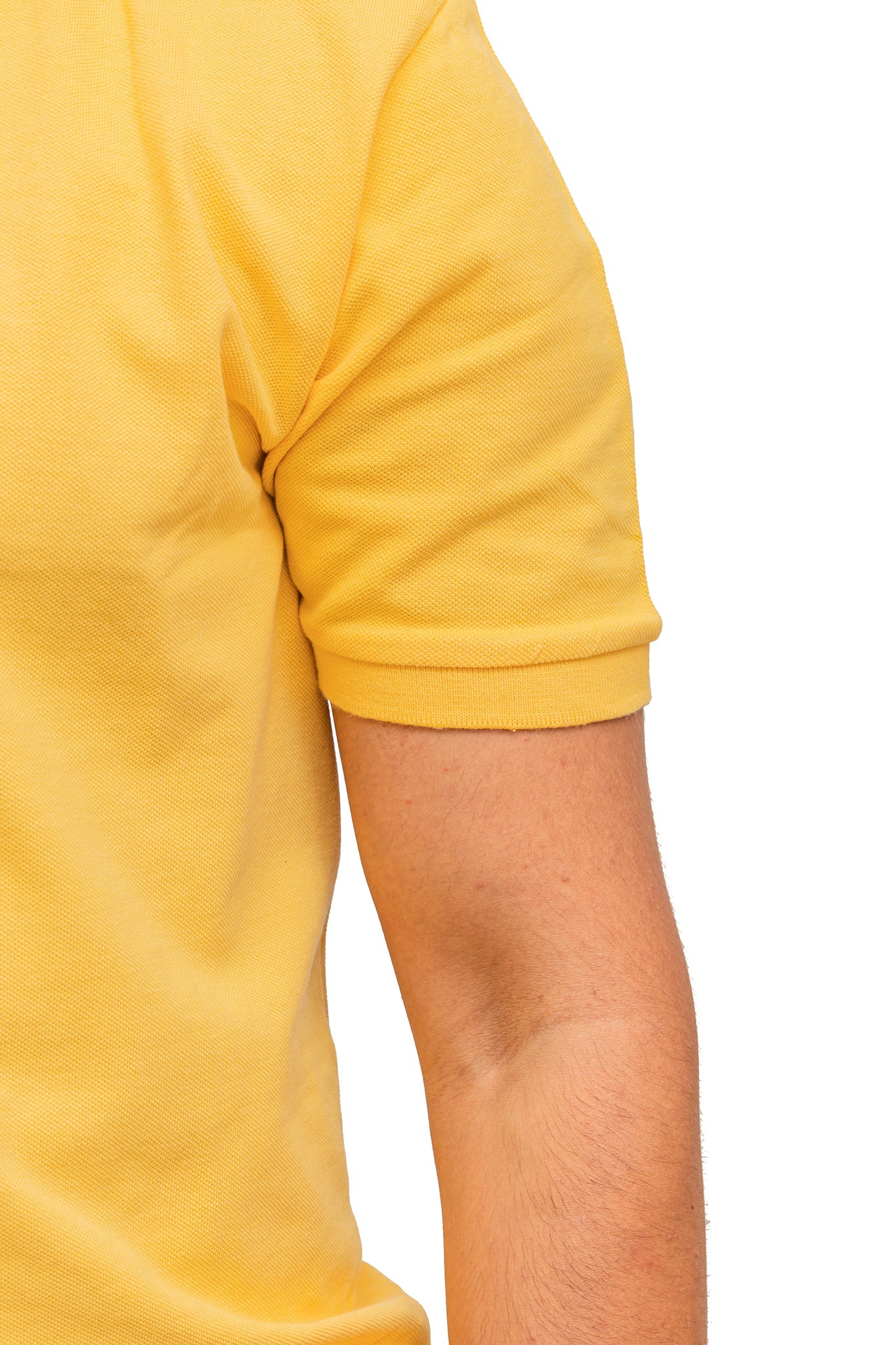 Men's Golden Yellow Polo T-shirt 007