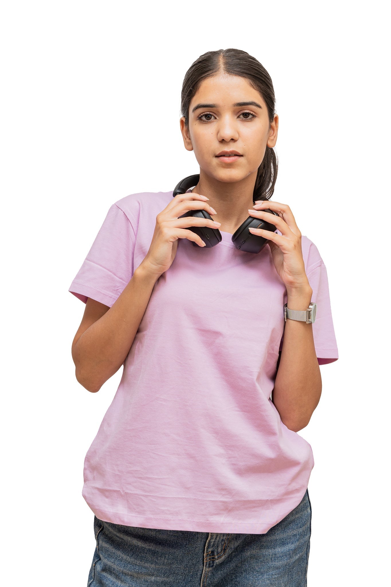 Women's Lilac Dream Plain T-shirt No Other Day