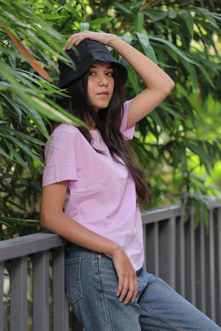 Women's Lilac Dream Plain T-shirt No Other Day