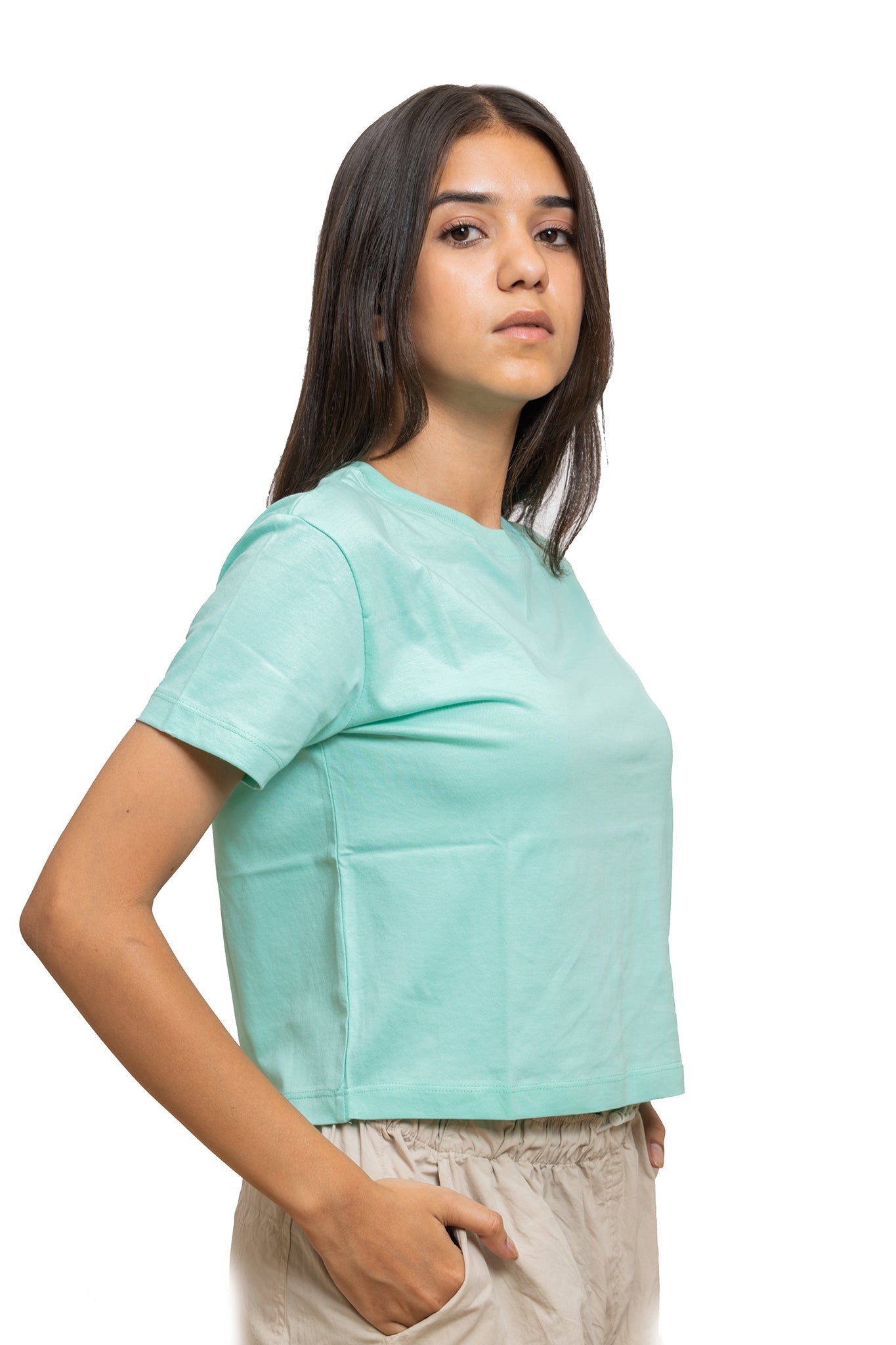 Women's Mint Mojito Crop Top 004