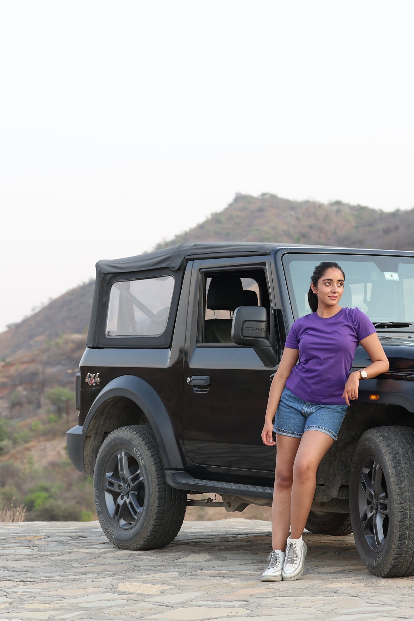 Women's Purple Majesty Plain T-shirt No Other Day