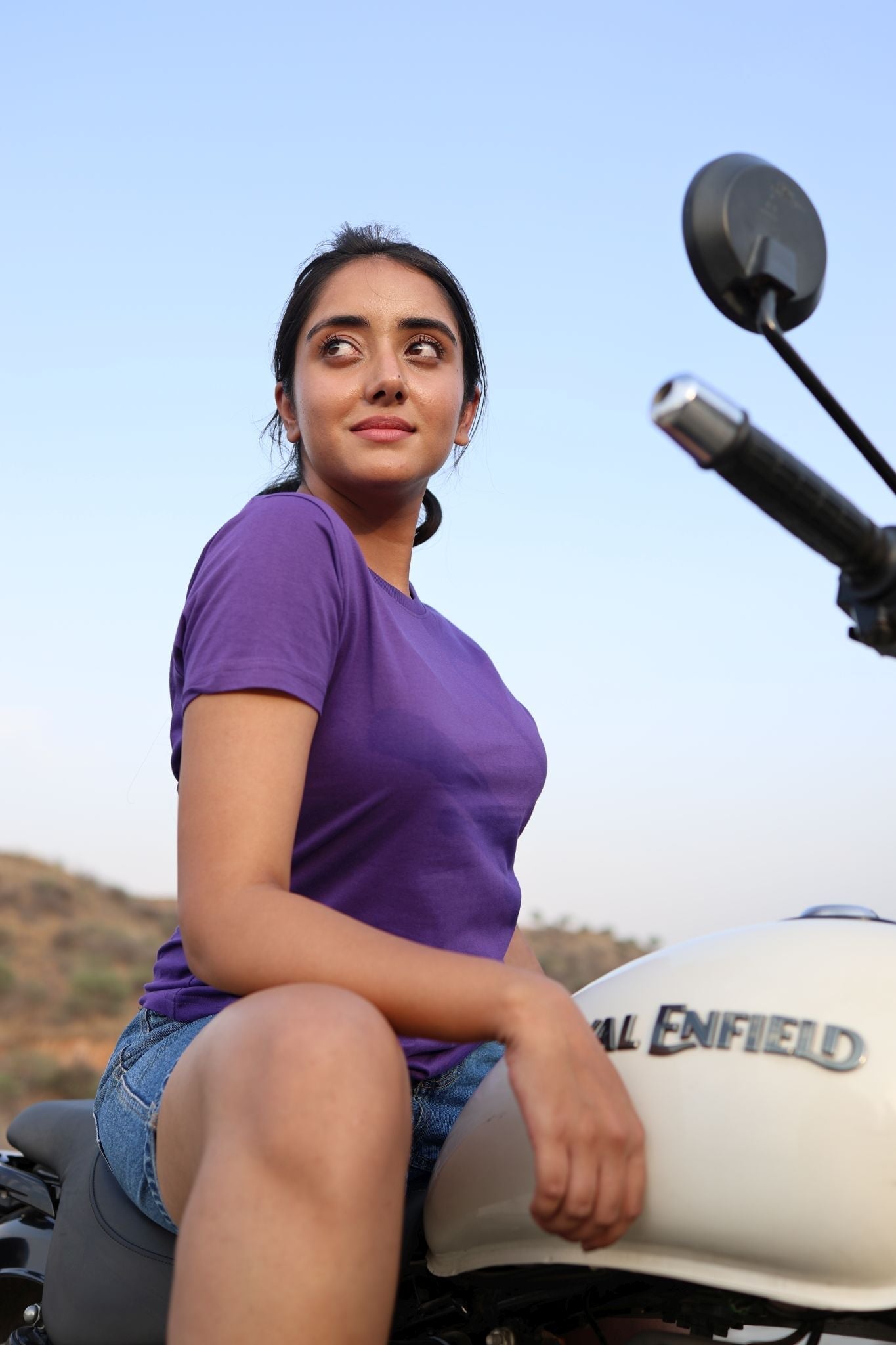 Women's Purple Majesty Plain T-shirt No Other Day