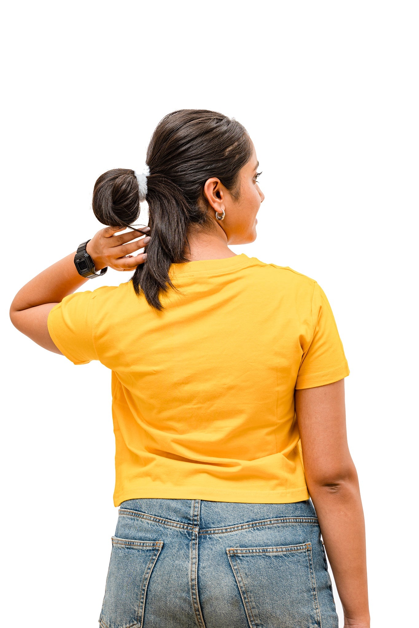 Women's Yellow Sunshine Crop Top 003