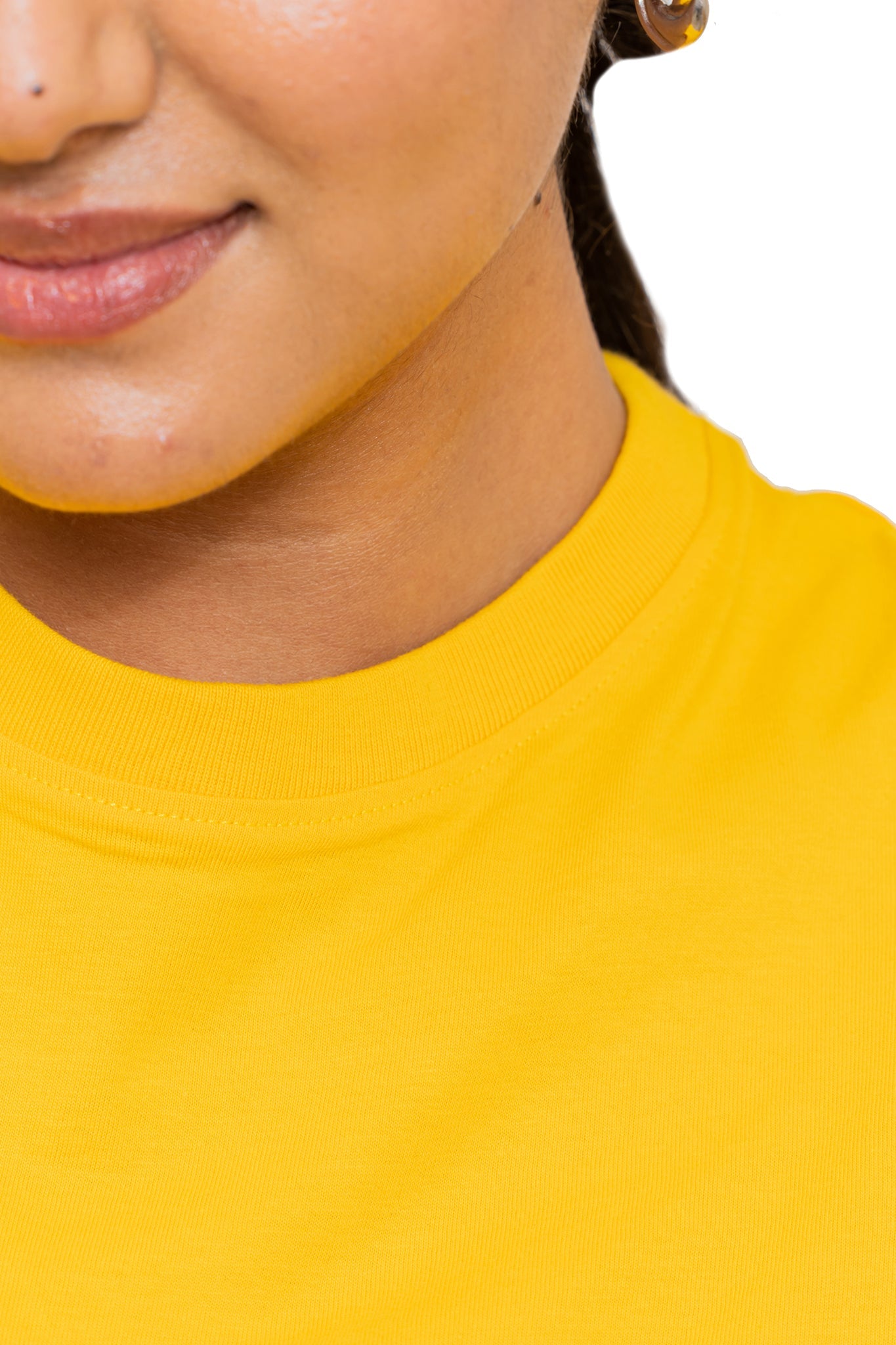 Women's Yellow Sunshine Crop Top 004