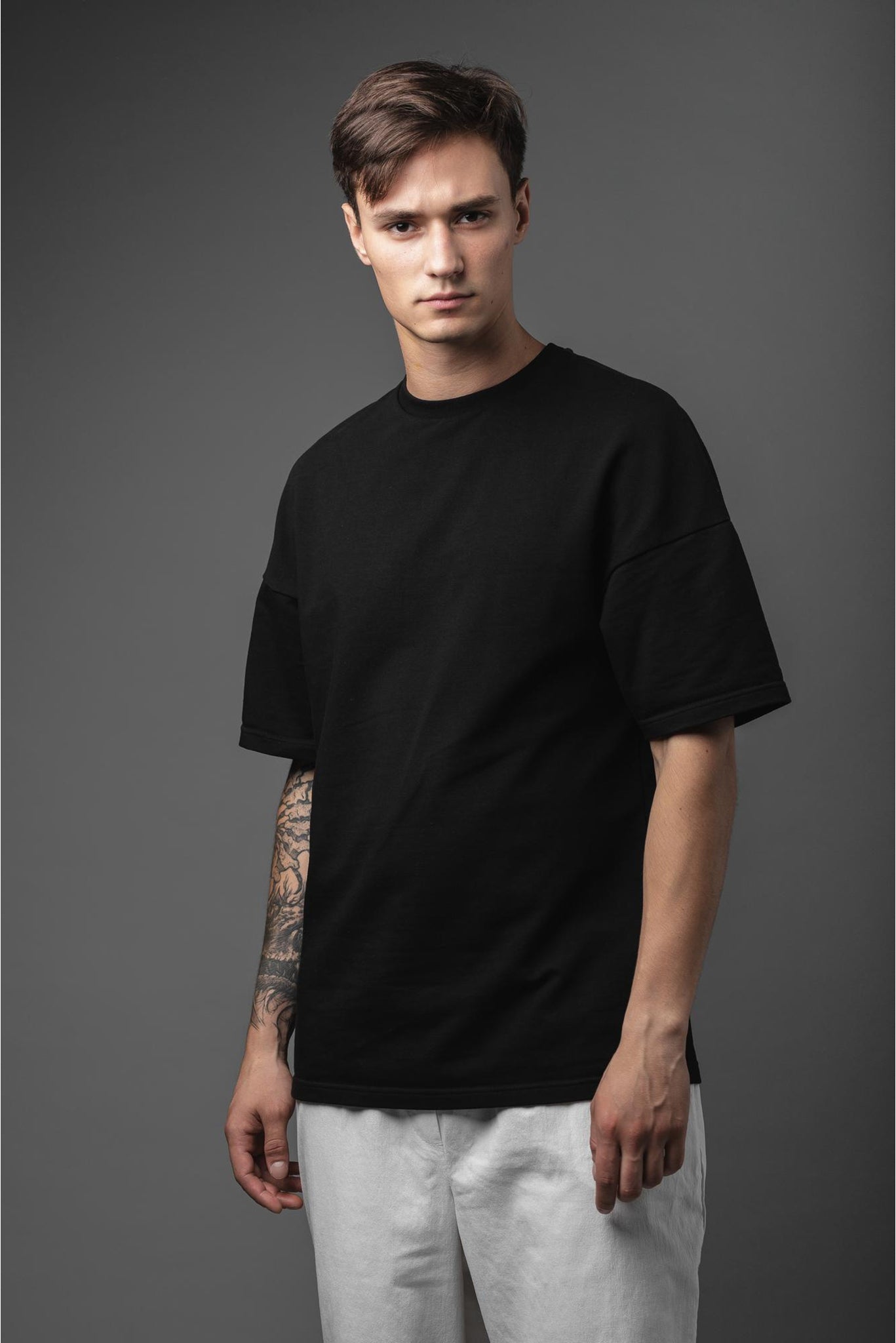 Men's Black Panther Oversized T-shirt 005