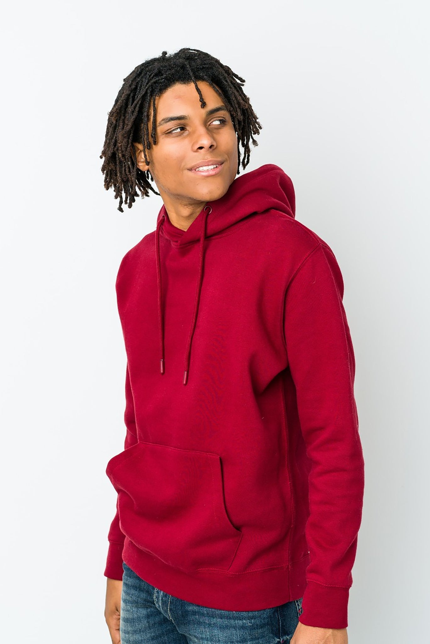 Men's Maroon Wine Hoodie 002