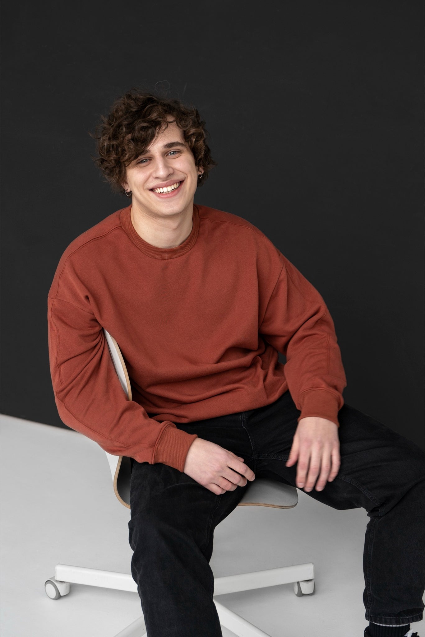 Men's Maroon Wine Sweatshirt 004