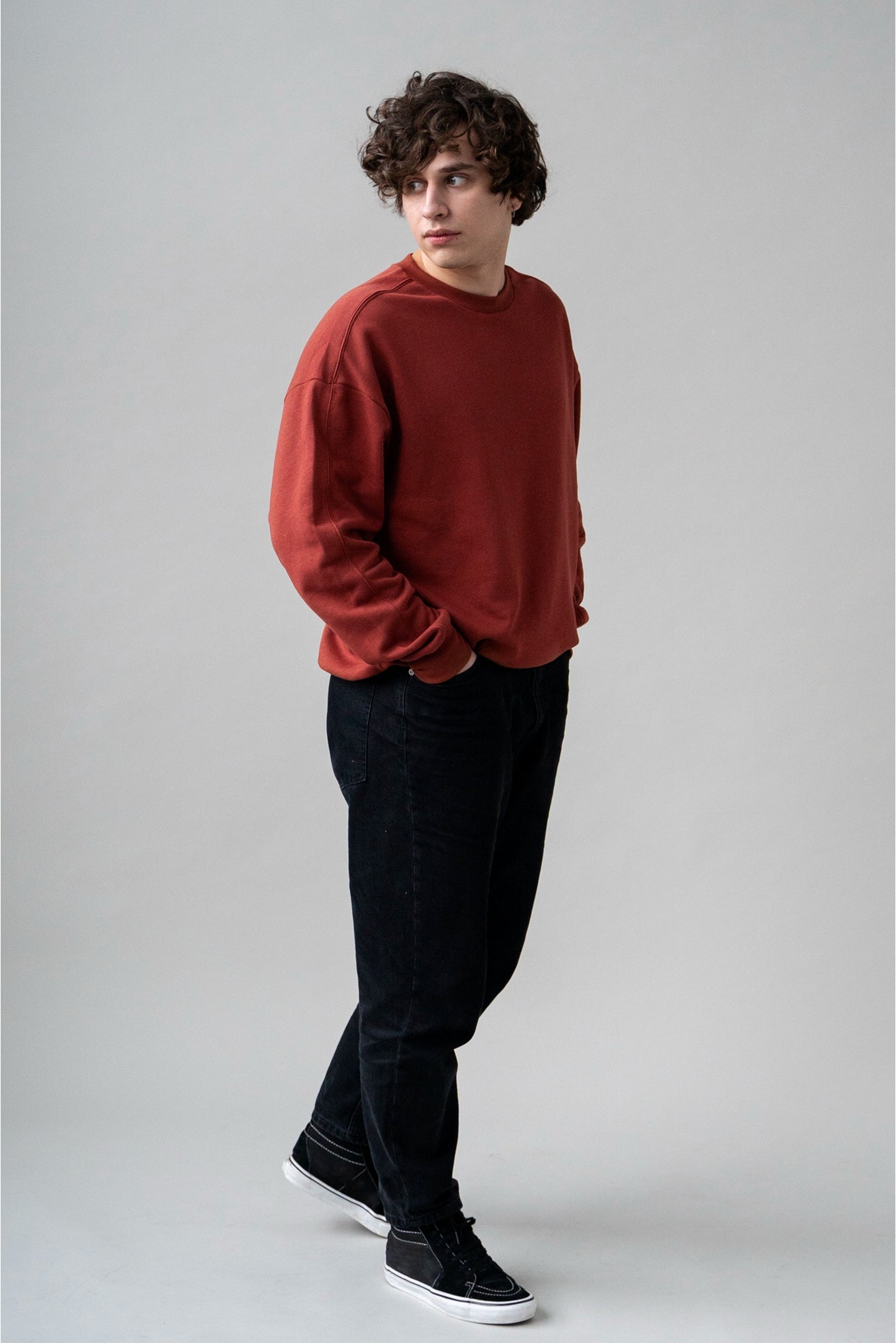 Men's Maroon Wine Sweatshirt 005