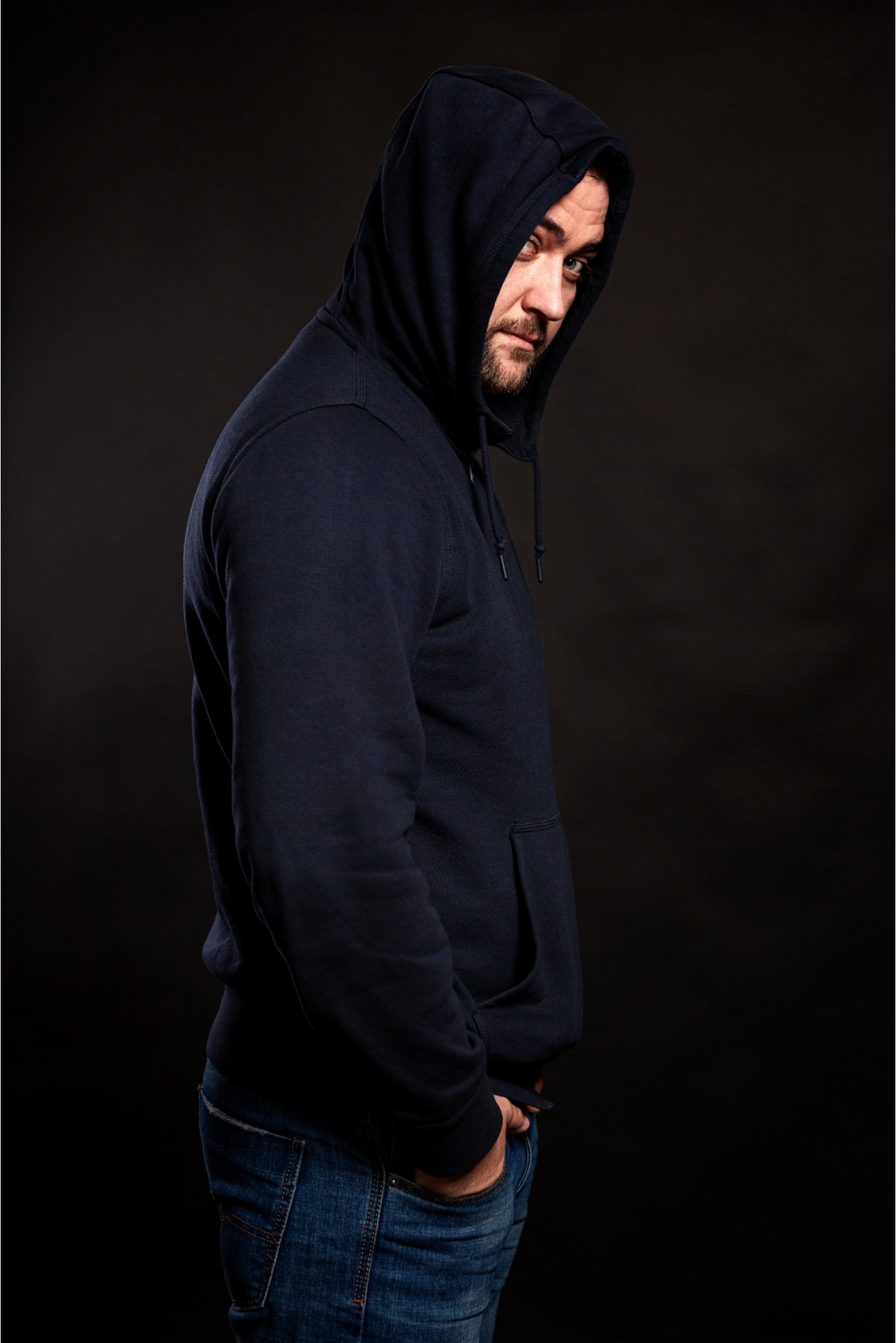 Men's Navy Blue Regal Hoodie 003