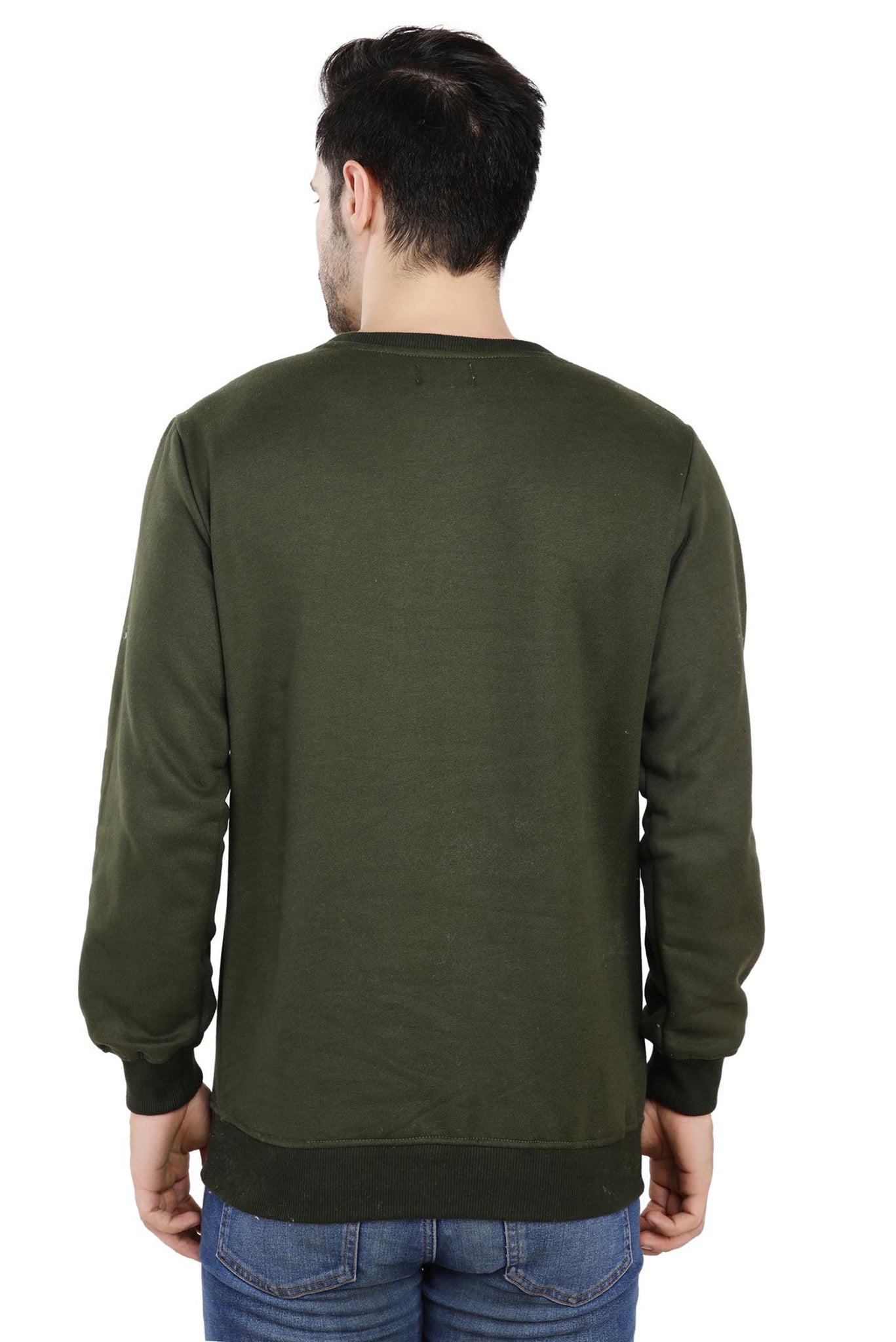 Men's Olive Green Sweatshirt 002
