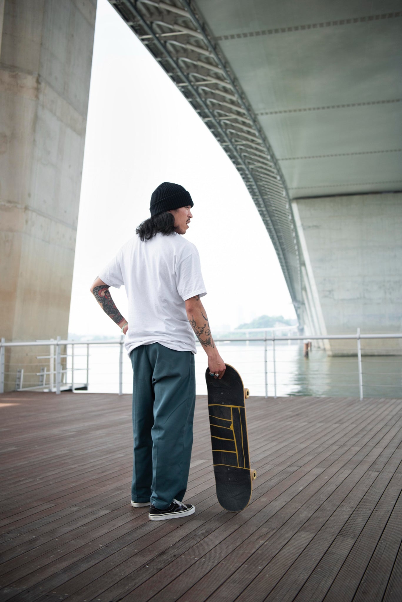 Men's White Elegance Oversized T-shirt 003