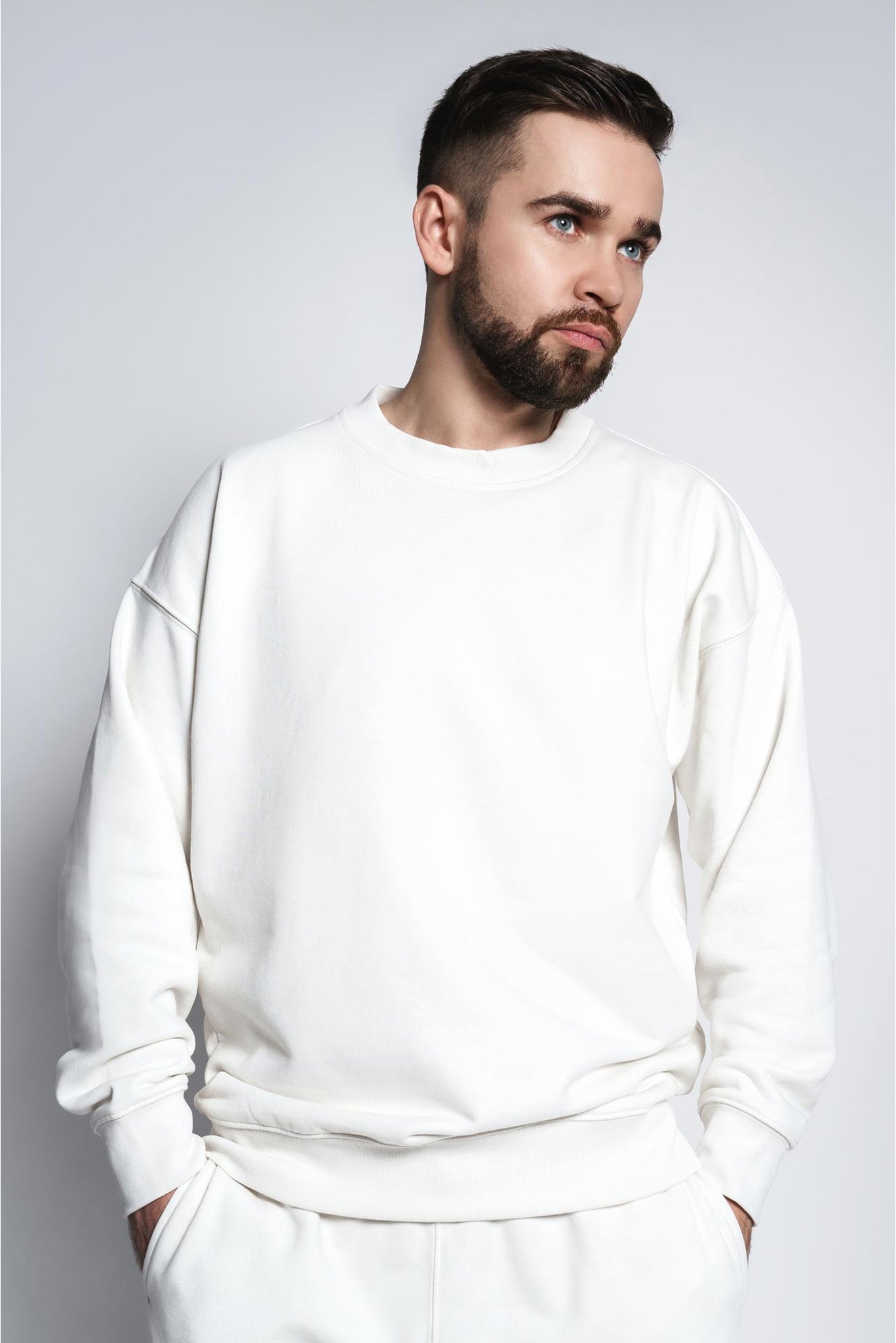 Men's White Elegance Sweatshirt 002