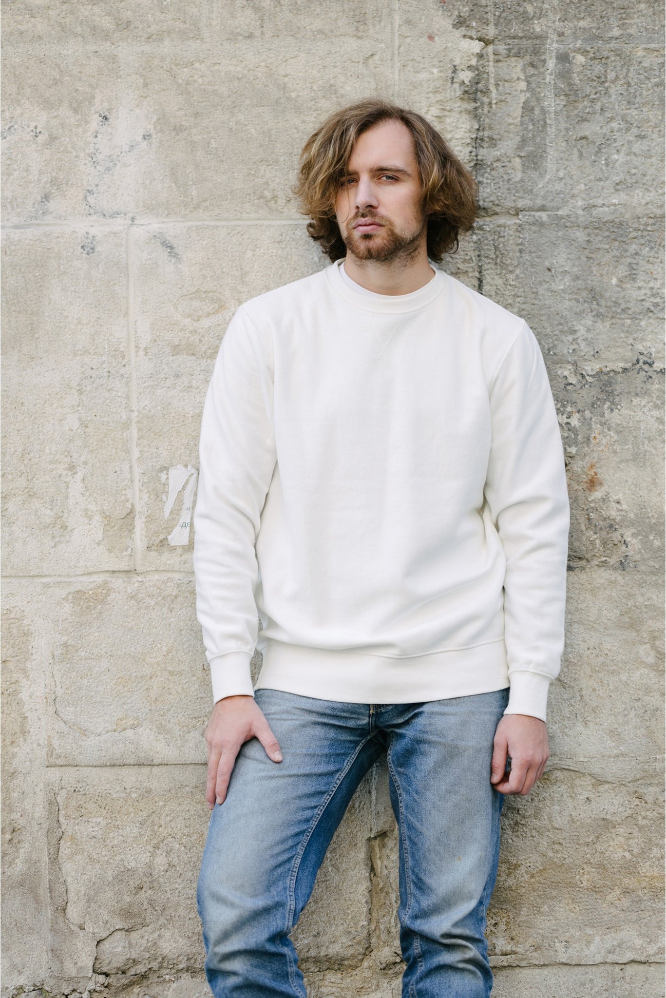 Men's White Elegance Sweatshirt 006