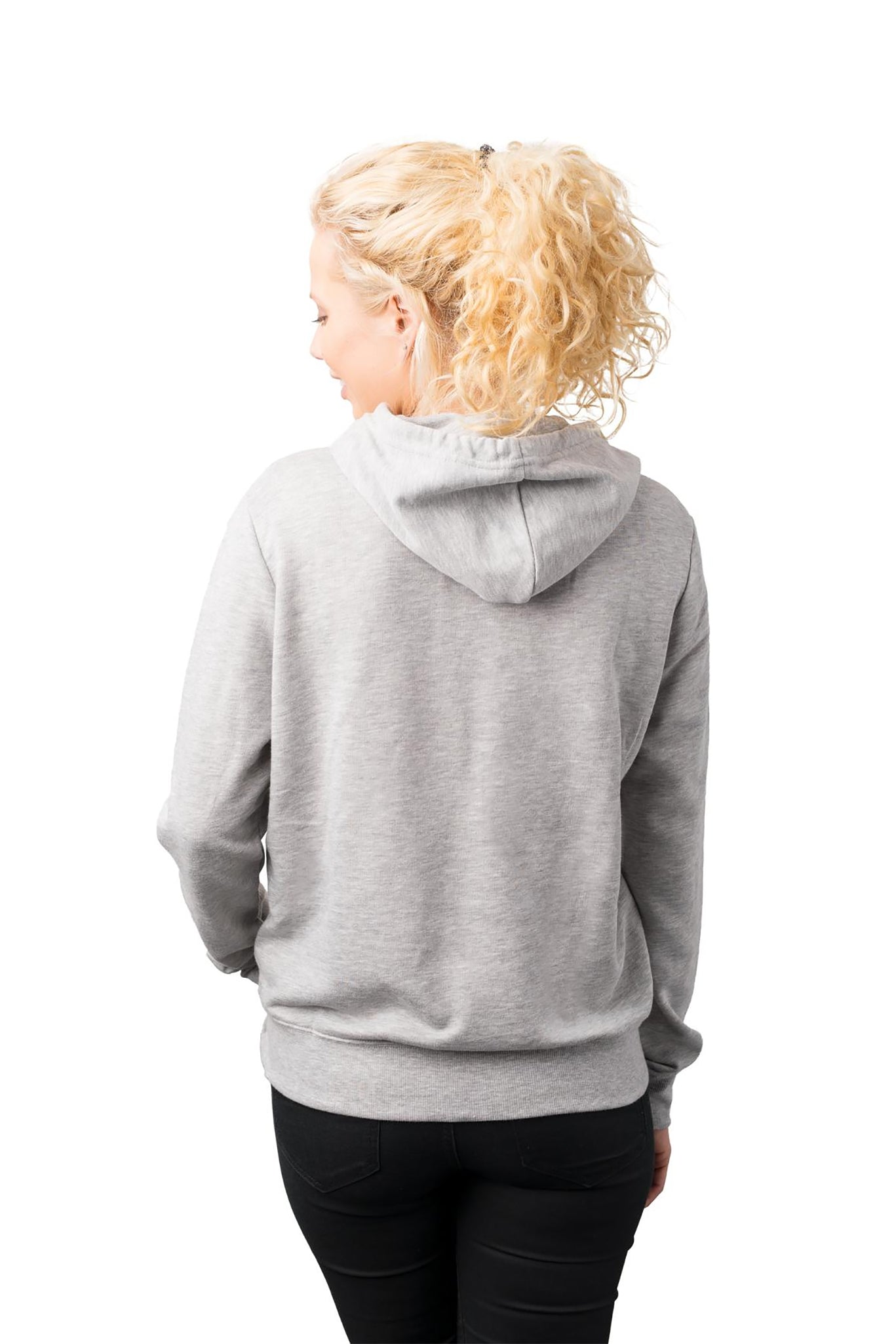 Women's Grey Heather Mist Hoodie 004