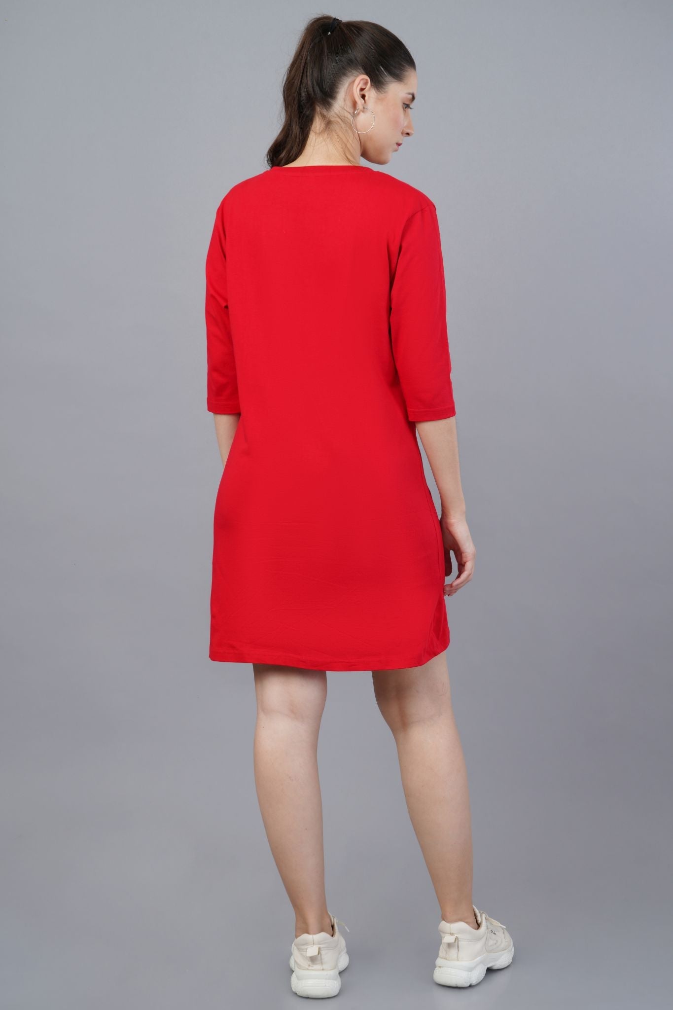 Women's Red Passion Long Top 005