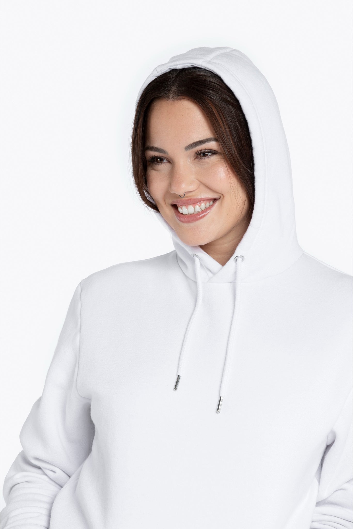 Women's White Elegance Hoodie 004