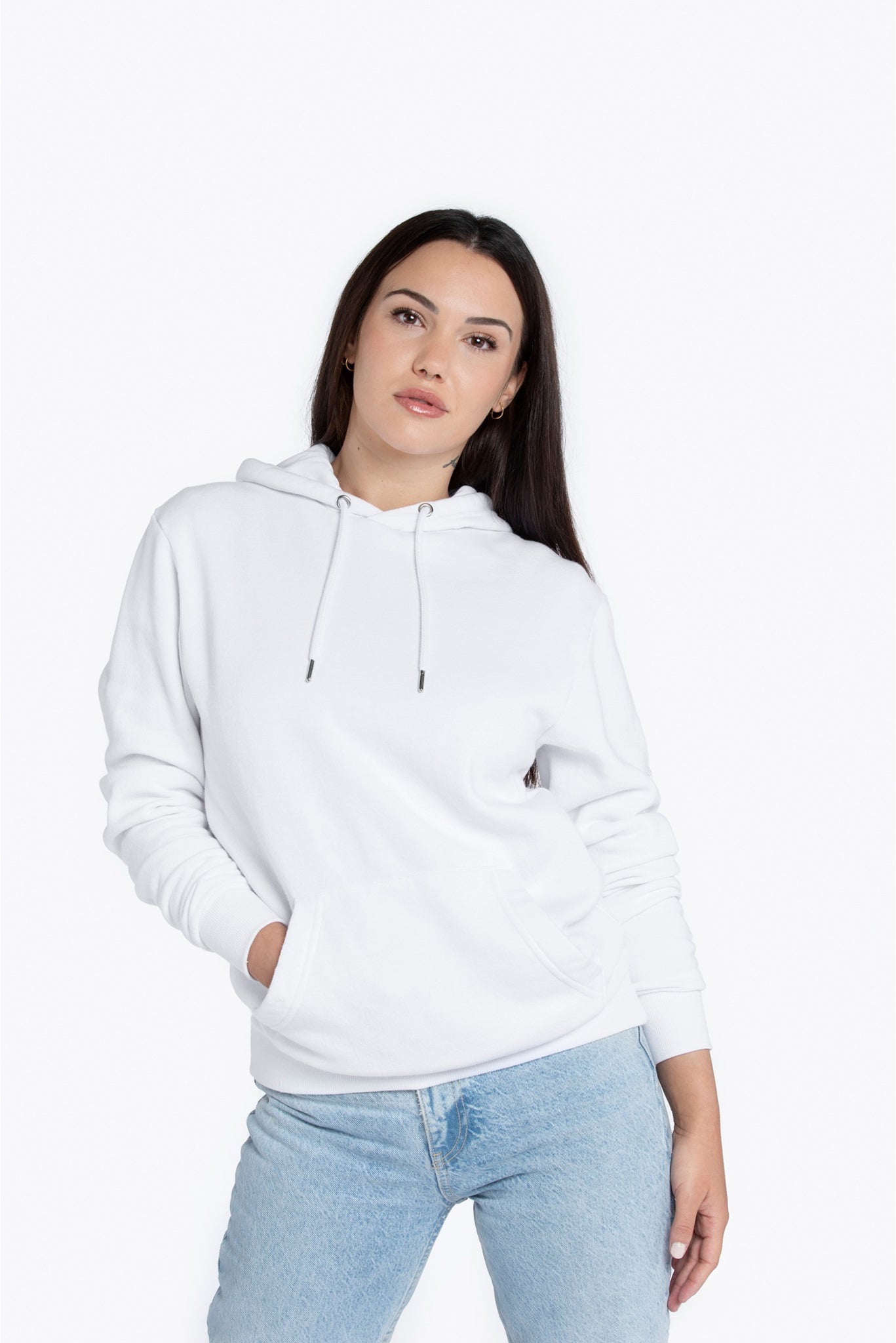 Women's White Elegance Hoodie 007