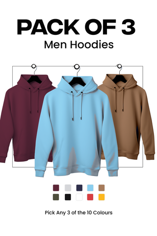 Pack of 3 Men Hoodies 001