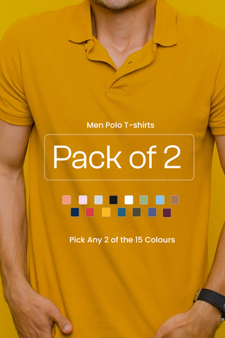 Pack of 2 Men Polo T-shirts 003