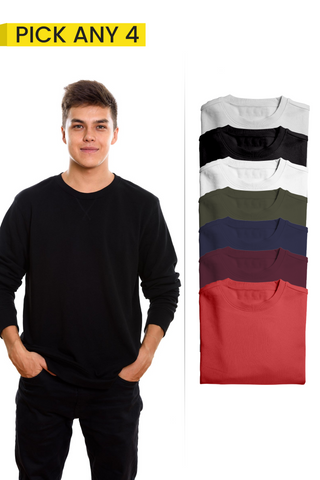 Pack of 4 Men Sweatshirts 001