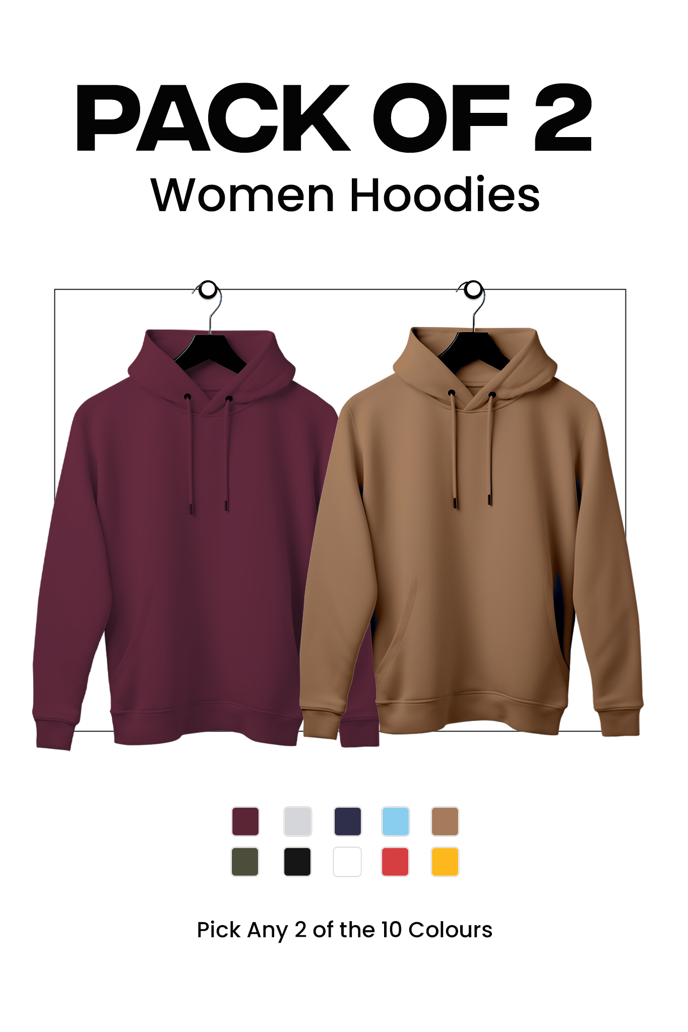 Pack of 2 Women Hoodies 001