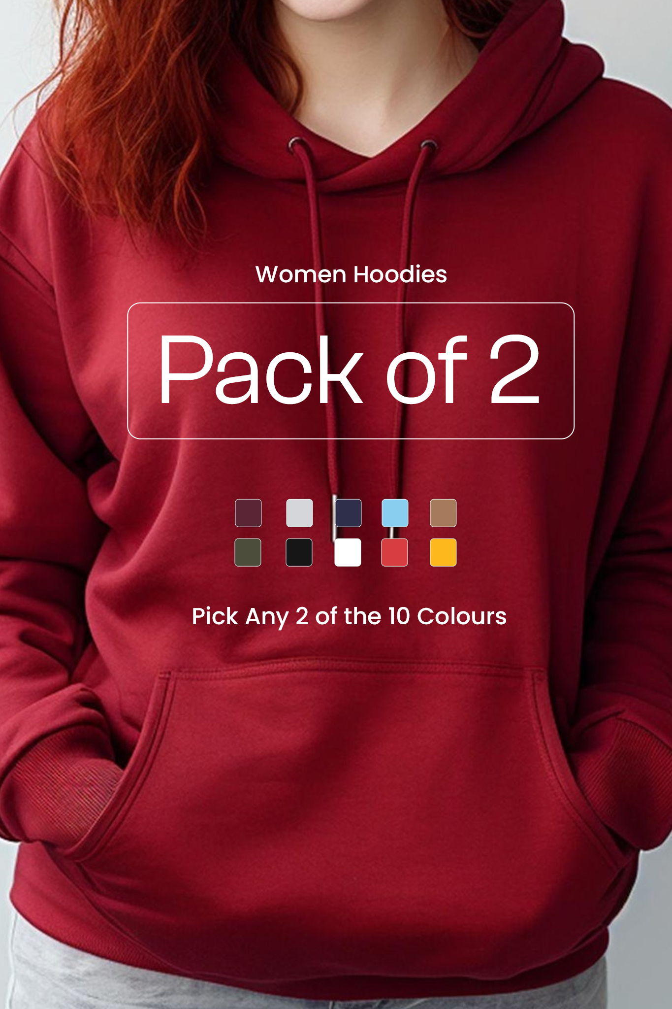 Pack of 2 Women Hoodies 002