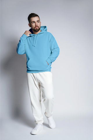 Men's Baby Blue Hoodie 001