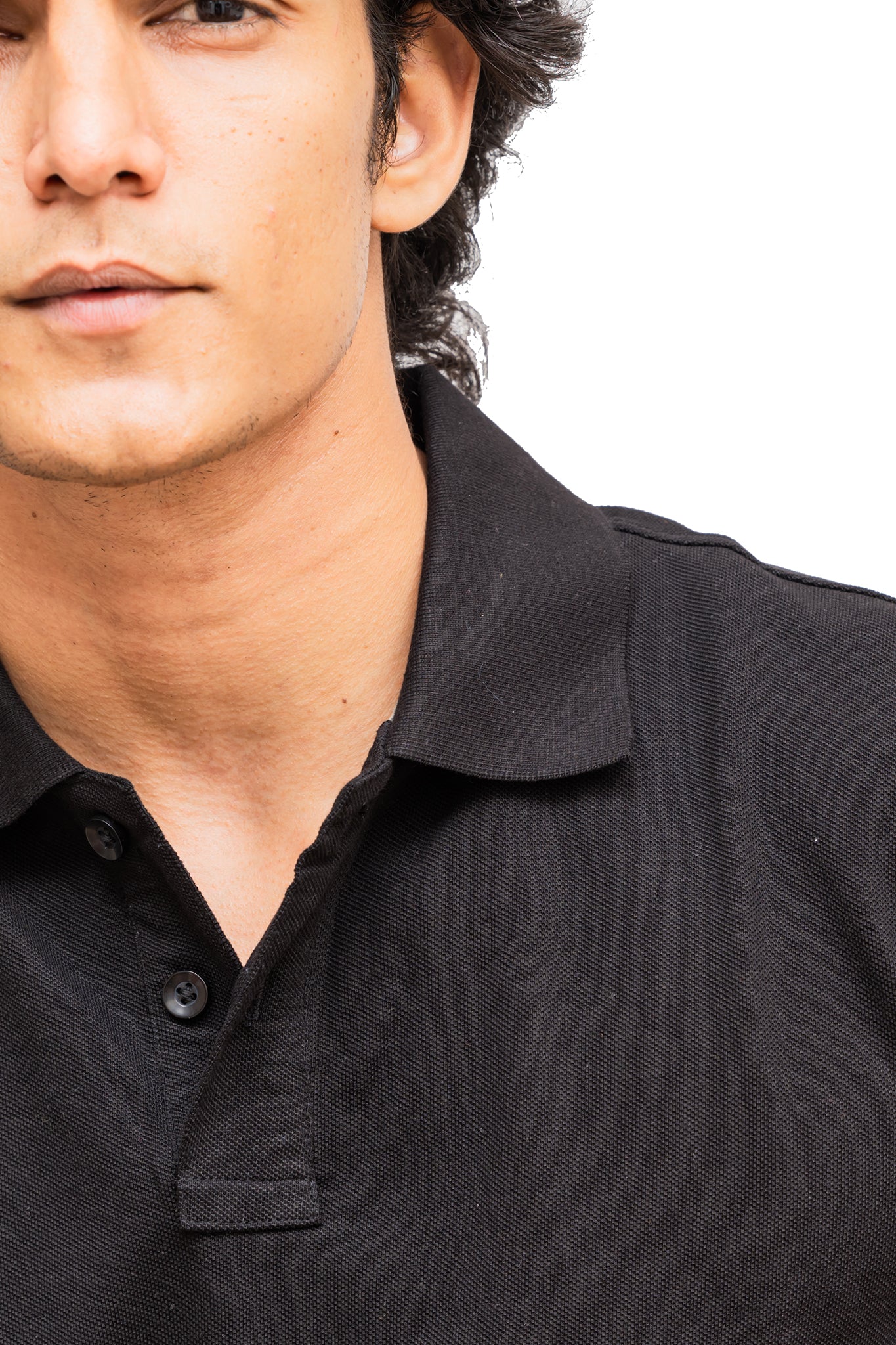 Men's Black Panther Polo T-shirt 004