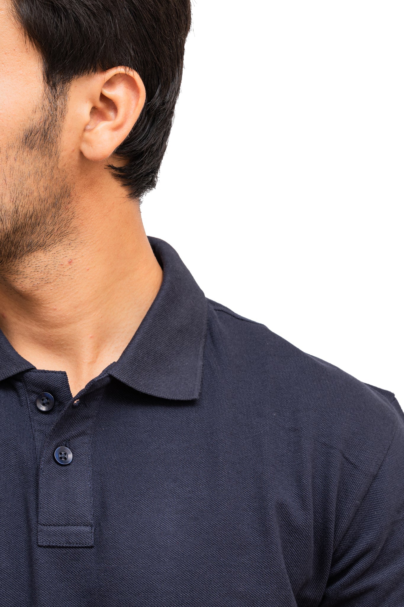 Men's Dark Navy Blue Polo T-shirt 005