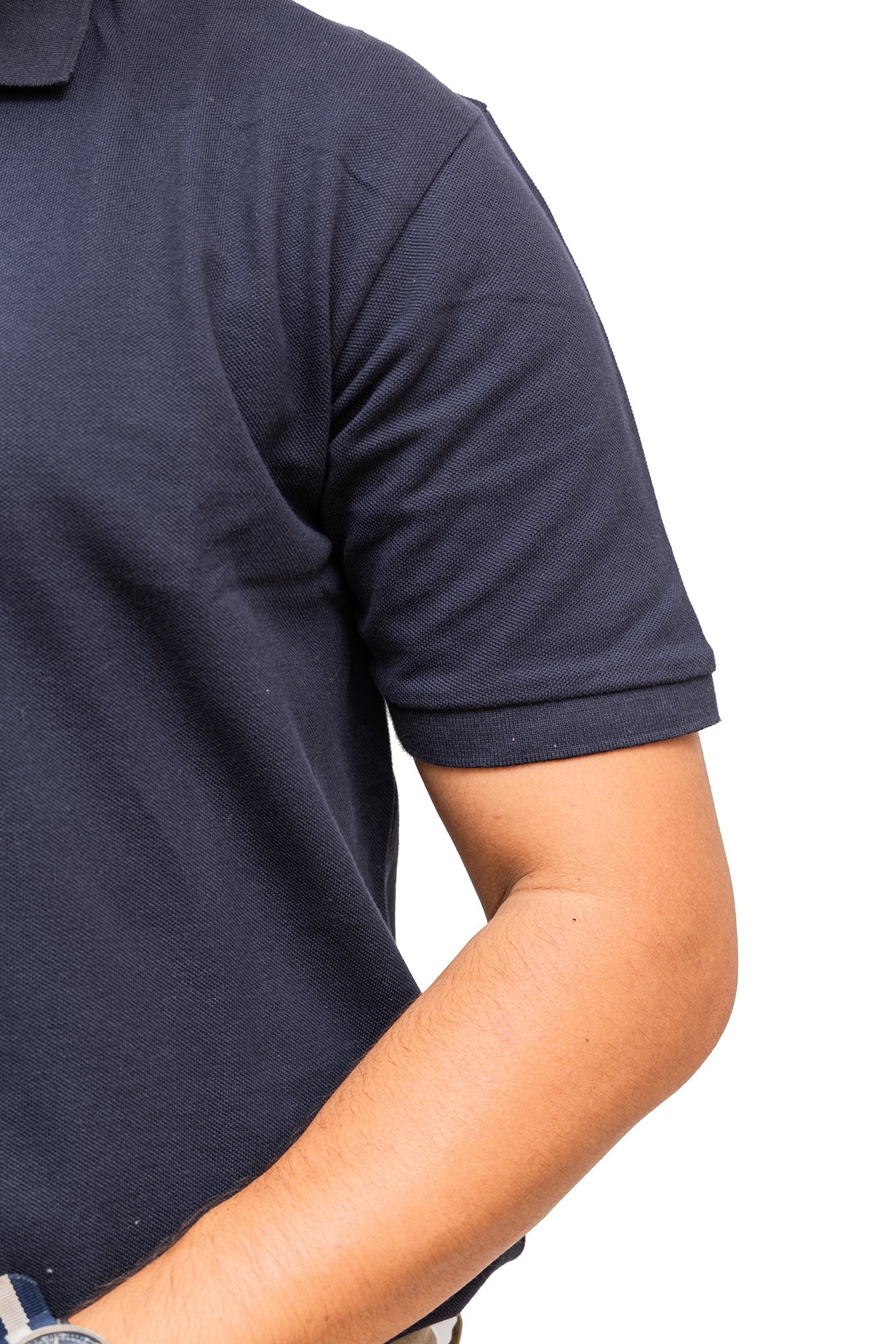 Men's Dark Navy Blue Polo T-shirt 006