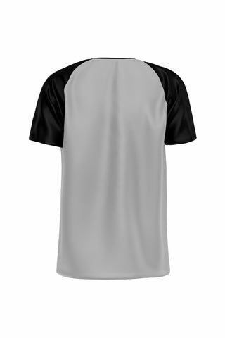 Men's Grey - Black Raglan T-shirt 001