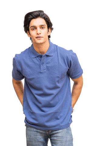 Men's Marlin Blue Polo T-shirt 001