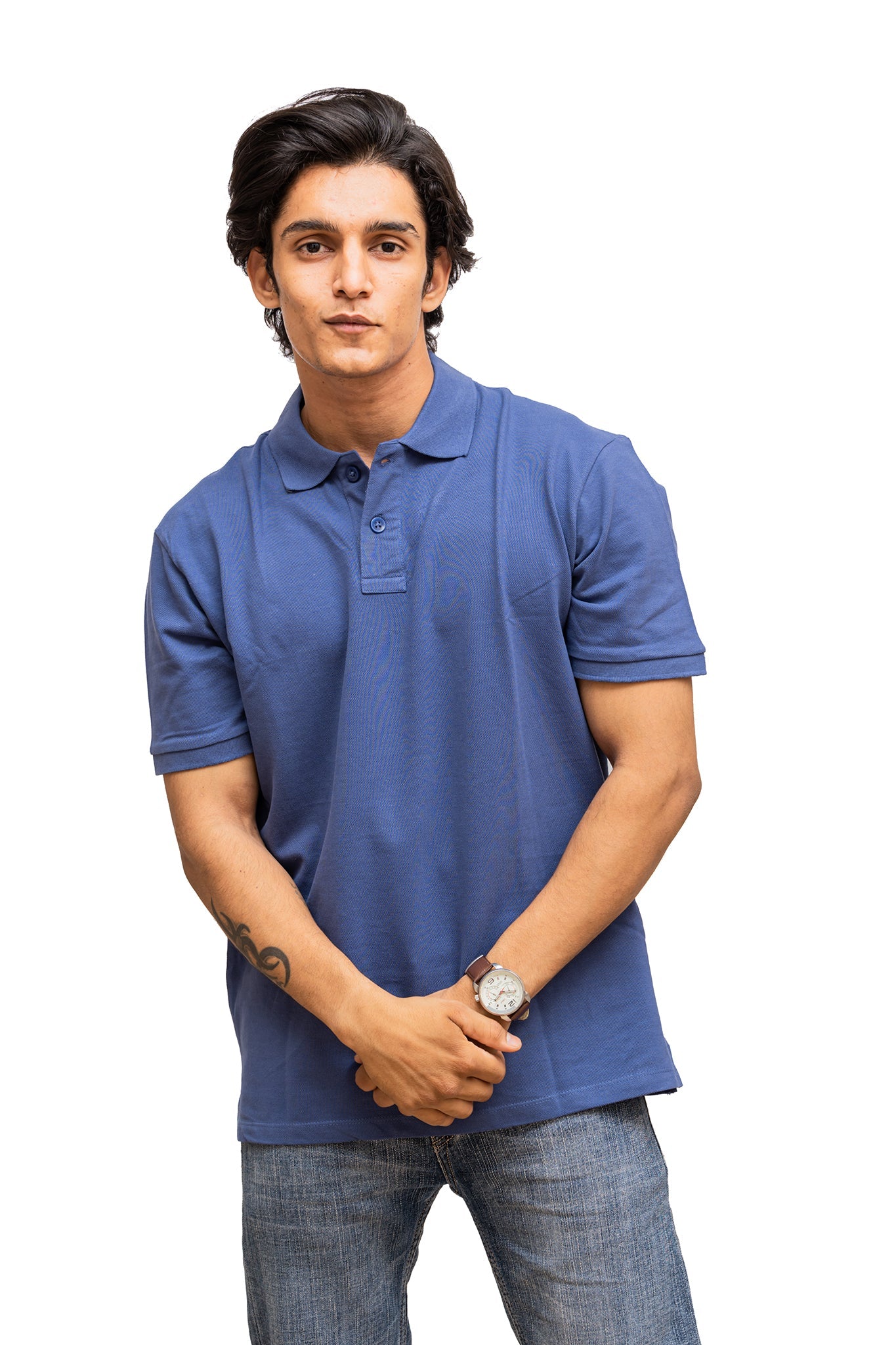 Men's Marlin Blue Polo T-shirt 004