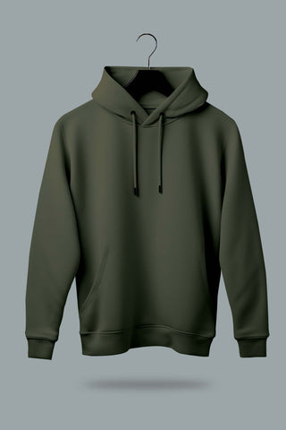 Men's Olive Green Hoodie 001