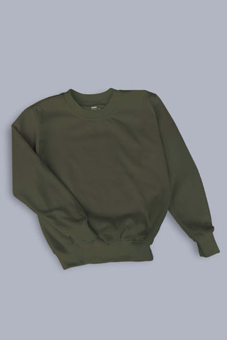 Men's Olive Green Sweatshirt 001