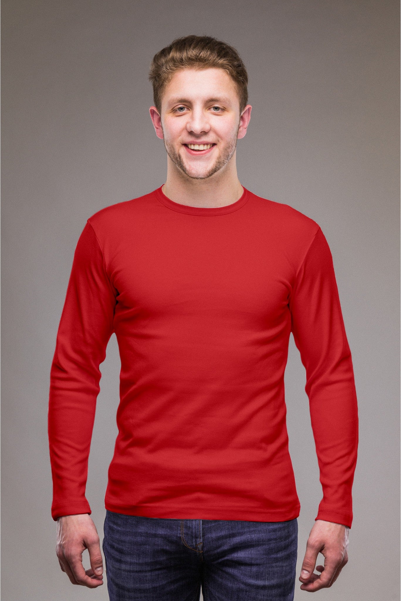 Men's Red Passion Full Sleeves T-shirts 002